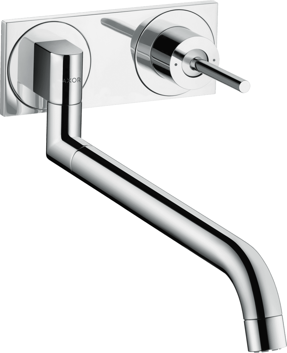 Bild von HANSGROHE AXOR Uno Einhebel-Küchenmischer Unterputz für Wandmontage #38815000 - Chrom