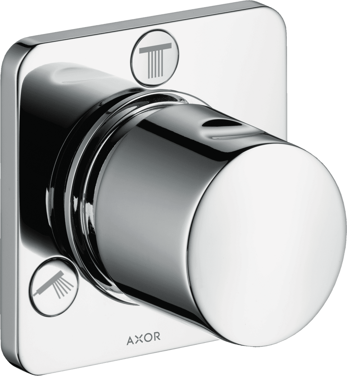 Bild von HANSGROHE AXOR Citterio M Ab- und Umstellventil Trio/ Quattro Unterputz #34920000 - Chrom