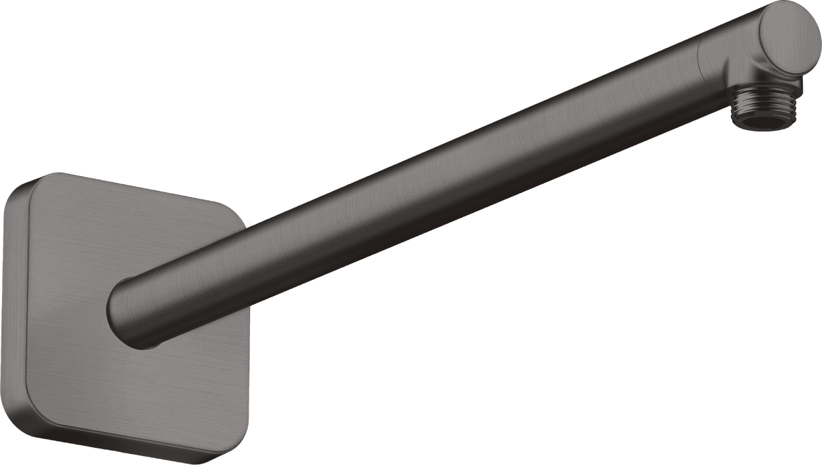HANSGROHE AXOR ShowerSolutions Brausearm 390 mm softsquare #26967340 - Brushed Black Chrome
