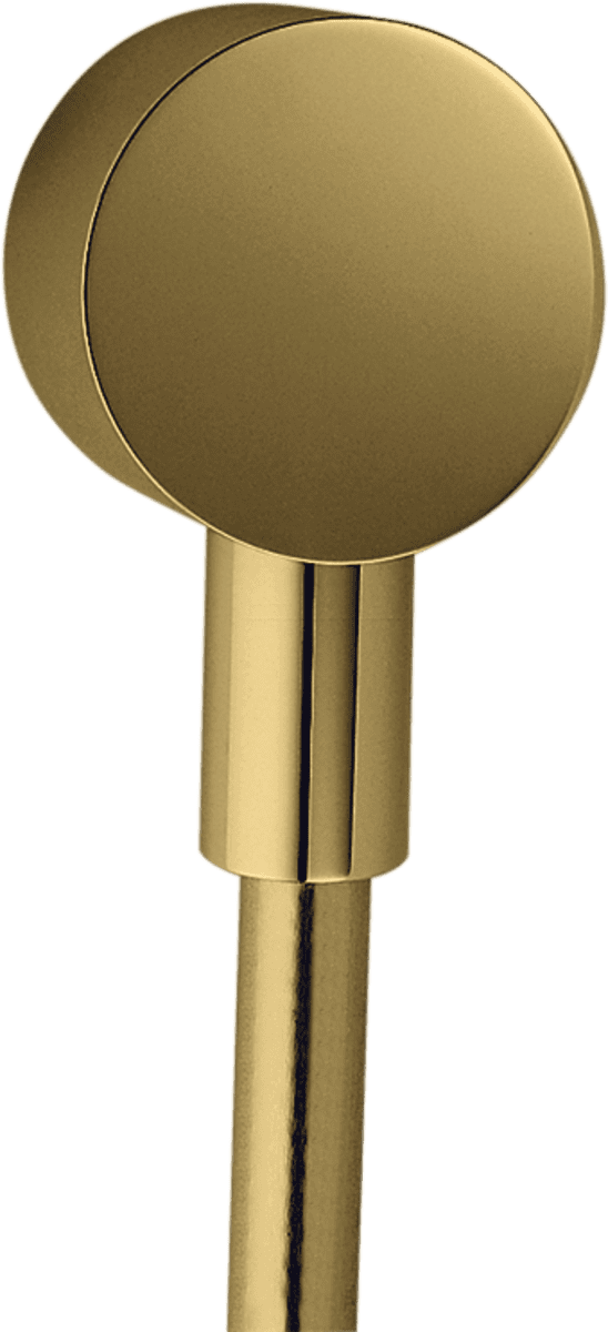 Зображення з  HANSGROHE AXOR Starck Wall outlet round #27451990 - Polished Gold Optic
