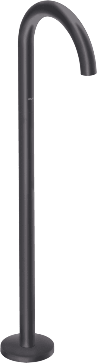 HANSGROHE AXOR Uno Wanneneinlauf gebogen bodenstehend #38412670 - Mattschwarz