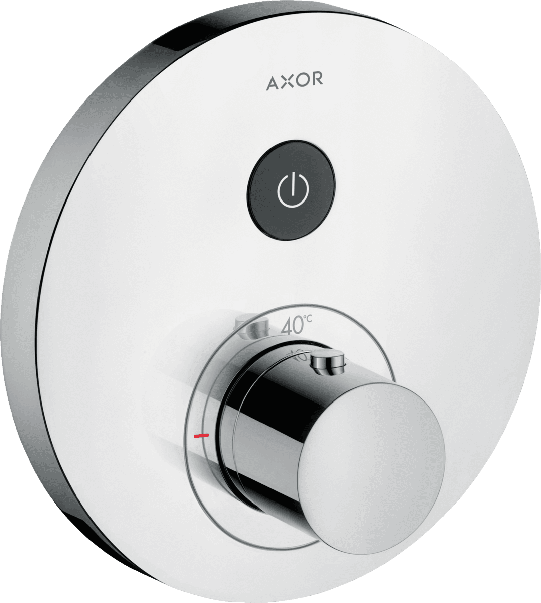 Зображення з  HANSGROHE AXOR ShowerSelect Thermostat for concealed installation round for 1 function #36722000 - Chrome