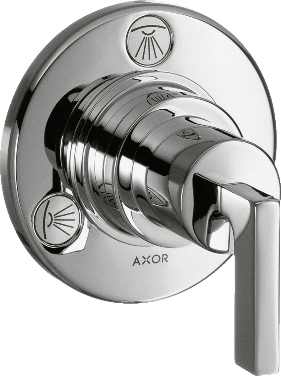 Bild von HANSGROHE AXOR Citterio Ab- und Umstellventil Trio/ Quattro Unterputz mit Hebelgriff #39920000 - Chrom