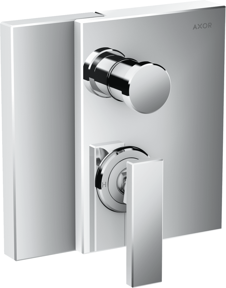 HANSGROHE AXOR Edge Tek kollu banyo bataryası ankastre montaj EN1717 entegre karışım güvenliği ile #46420000 - Krom resmi