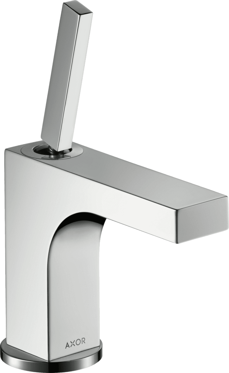 Bild von HANSGROHE AXOR Citterio Einhebel-Waschtischmischer 90 mit Pingriff für Handwaschbecken mit Zugstangen-Ablaufgarnitur #39035000 - Chrom