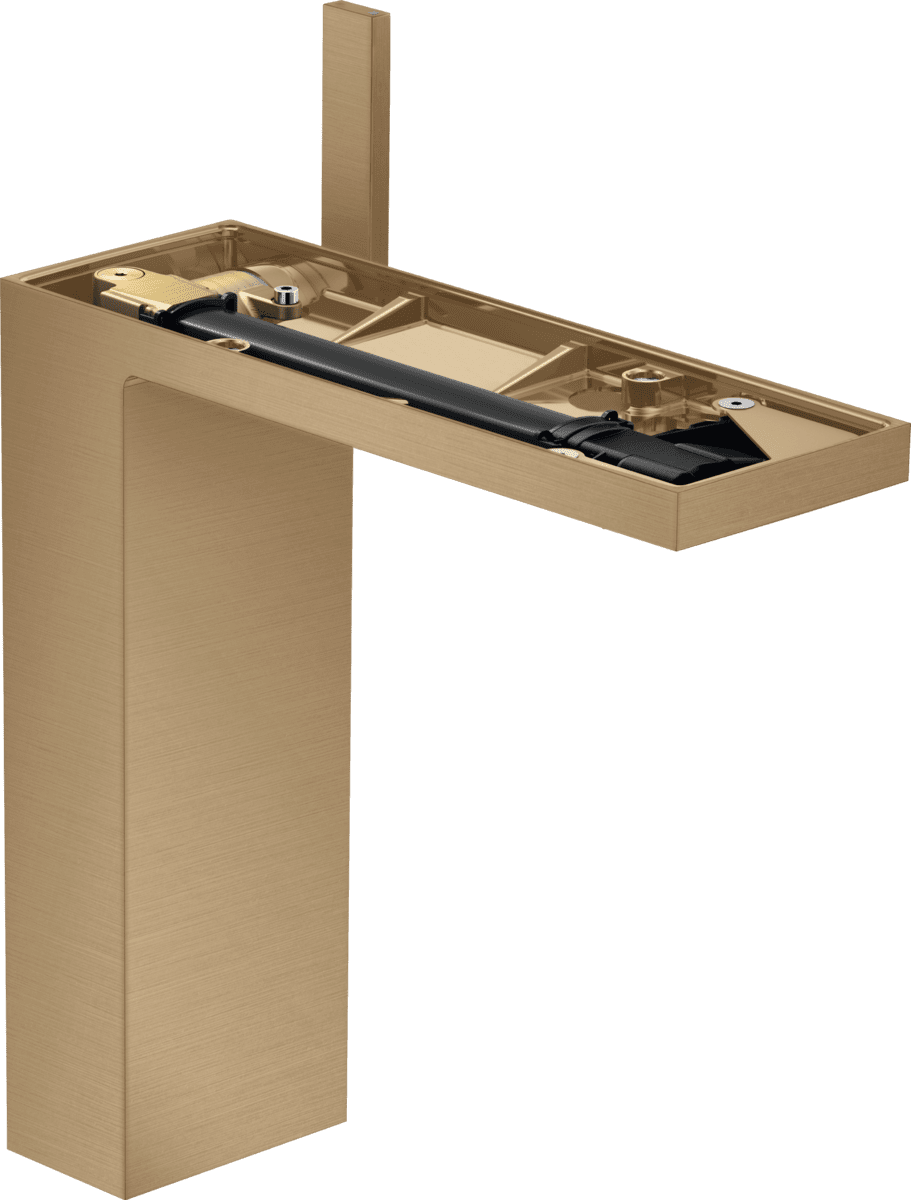 HANSGROHE AXOR MyEdition Einhebel-Waschtischmischer 230 für Aufsatzwaschtische mit Push-Open Ablaufgarnitur ohne Platte #47022140 - Brushed Bronze
