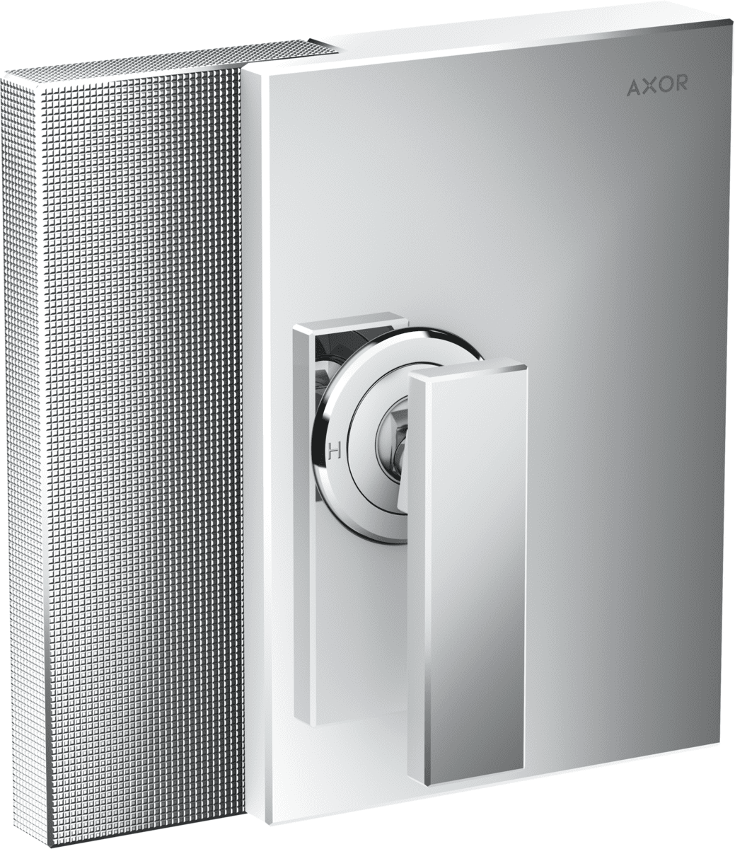 Picture of HANSGROHE AXOR Edge Single lever shower mixer for concealed installation - diamond cut #46651000 - Chrome