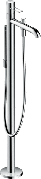 Bild von HANSGROHE AXOR Uno Einhebel-Wannenmischer bodenstehend mit Bügelgriff #38442000 - Chrom