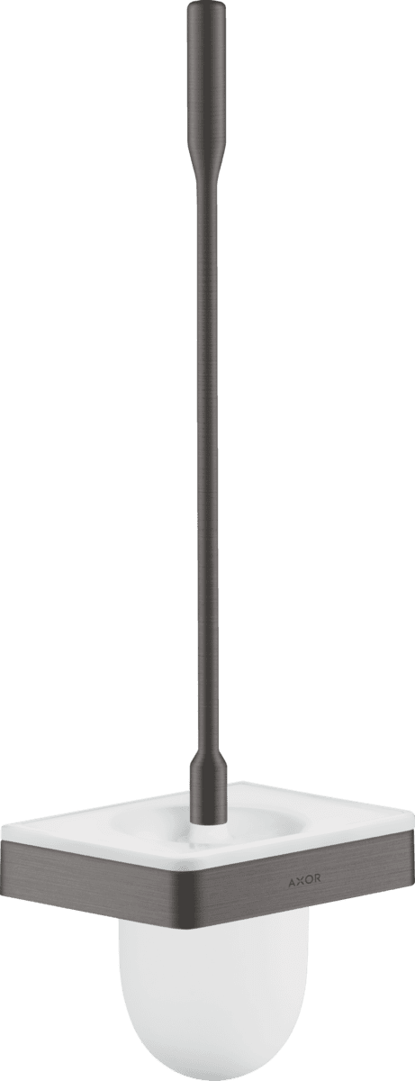 Зображення з  HANSGROHE AXOR Universal Softsquare Toilet brush holder wall-mounted #42835340 - Brushed Black Chrome