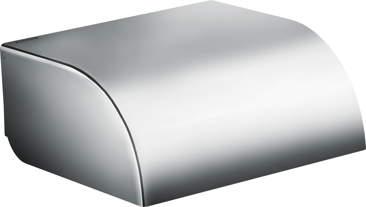 Зображення з  HANSGROHE AXOR Universal Circular Toilet paper holder with cover #42858000 - Chrome
