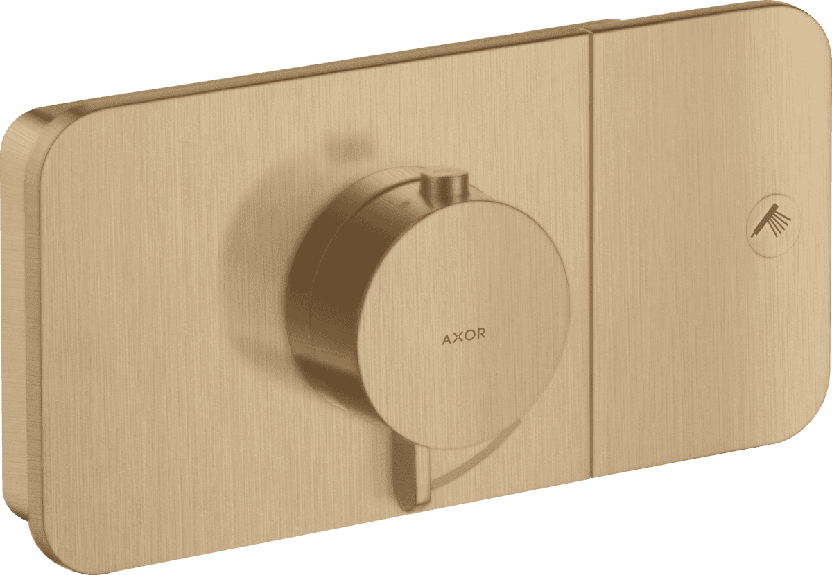 Зображення з  HANSGROHE AXOR One Thermostatic module for concealed installation for 1 function #45711140 - Brushed Bronze