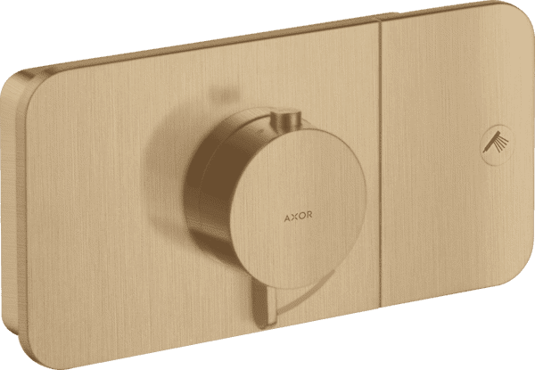 Bild von HANSGROHE AXOR One Thermostatmodul Unterputz für 1 Verbraucher #45711140 - Brushed Bronze