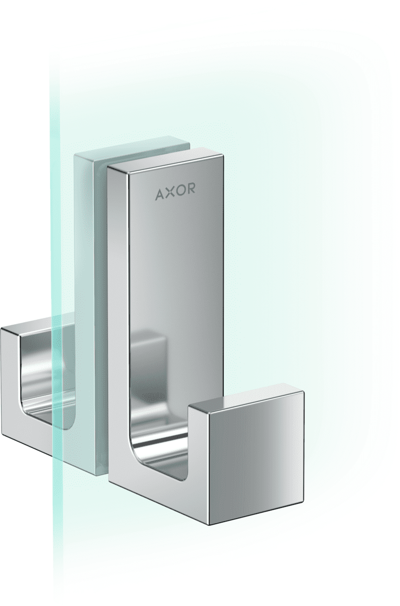 Зображення з  HANSGROHE AXOR Universal Rectangular Shower door handle #42639000 - Chrome