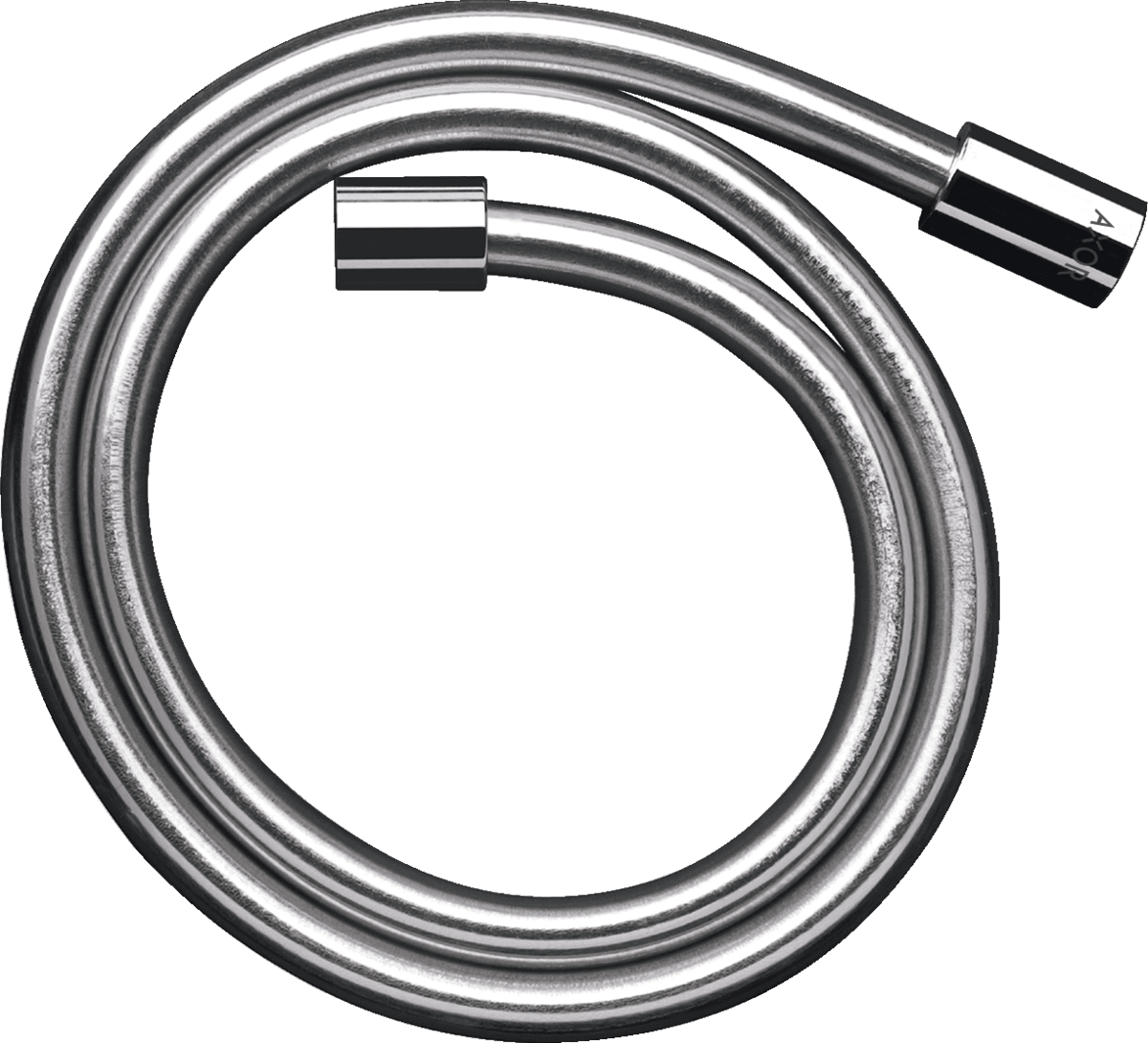 Picture of HANSGROHE AXOR Starck Metal effect shower hose 2.00 m with cylindrical nuts Chrome 28284000