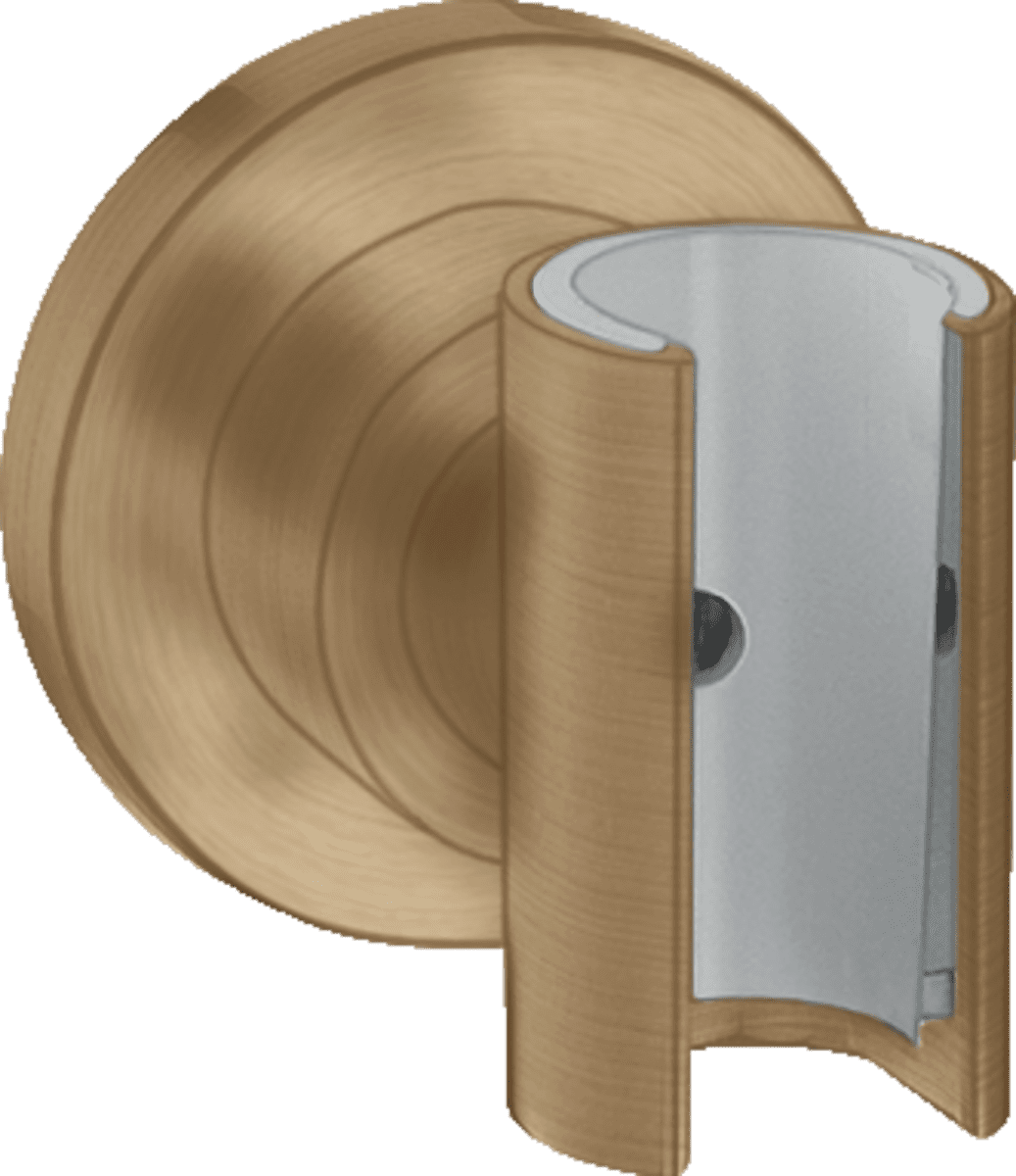 HANSGROHE AXOR Citterio Brausehalter rund #39525140 - Brushed Bronze