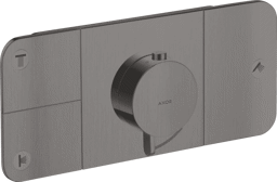 Bild von HANSGROHE AXOR One Thermostatmodul Unterputz für 3 Verbraucher #45713340 - Brushed Black Chrome