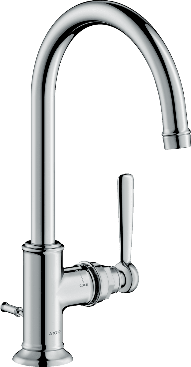 Зображення з  HANSGROHE AXOR Montreux Single lever basin mixer 210 with lever handle and pop-up waste set #16517000 - Chrome
