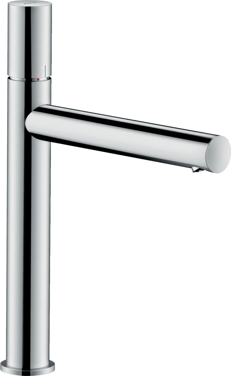 HANSGROHE AXOR Uno Einhebel-Waschtischmischer 200 mit Zerogriff für Aufsatzwaschtische und Ablaufgarnitur #45003950 - Brushed Brass