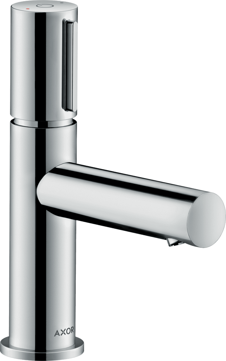 HANSGROHE AXOR Uno Waschtischmischer Select 80 mit Ablaufgarnitur #45015800 - Edelstahl Optic