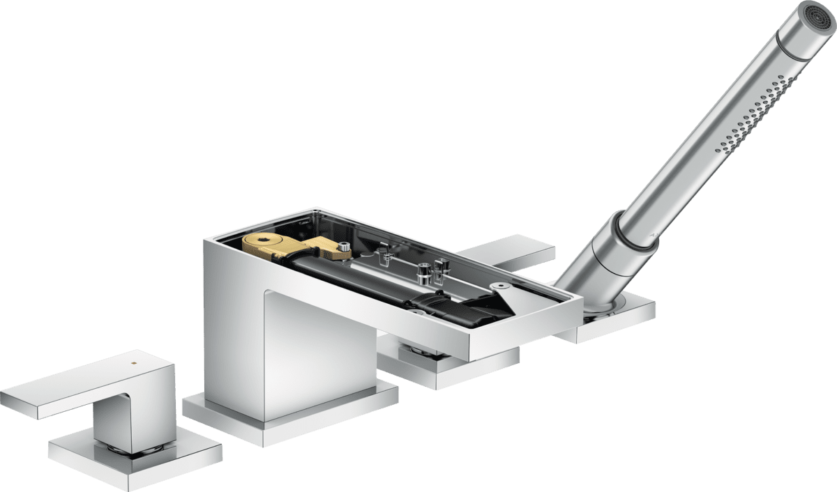 Зображення з  HANSGROHE AXOR MyEdition 4-hole rim mounted bath mixer without plate #47432000 - Chrome