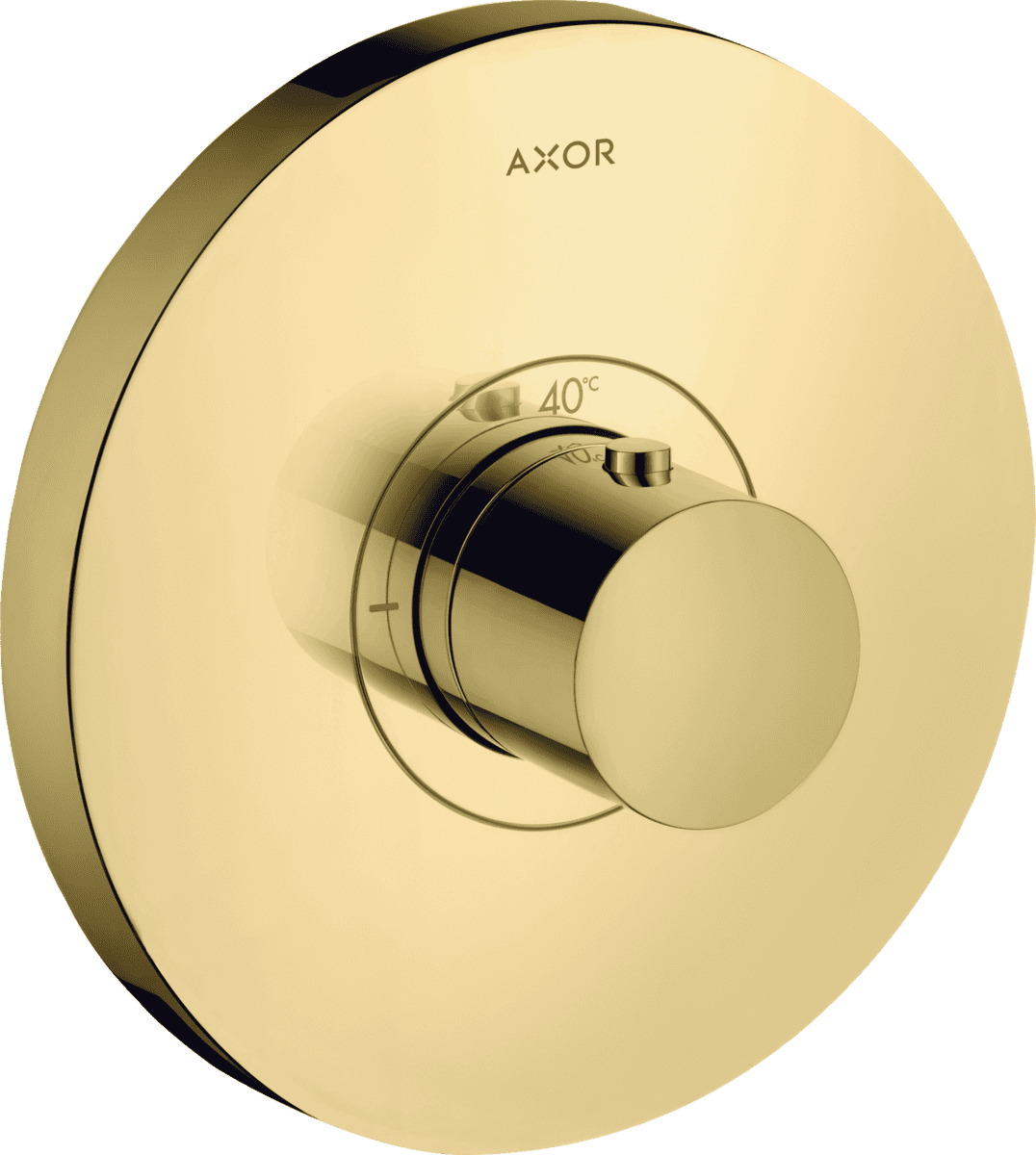 HANSGROHE AXOR ShowerSelect Thermostat HighFlow Unterputz rund Polished Brass 36721930