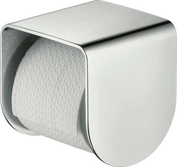 Bild von HANSGROHE AXOR Universal Softsquare Toilettenpapierhalter mit Ablage #42436310 - Brushed Red Gold