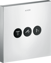 Bild von HANSGROHE AXOR ShowerSelect Ventil Unterputz eckig für 3 Verbraucher #36717000 - Chrom