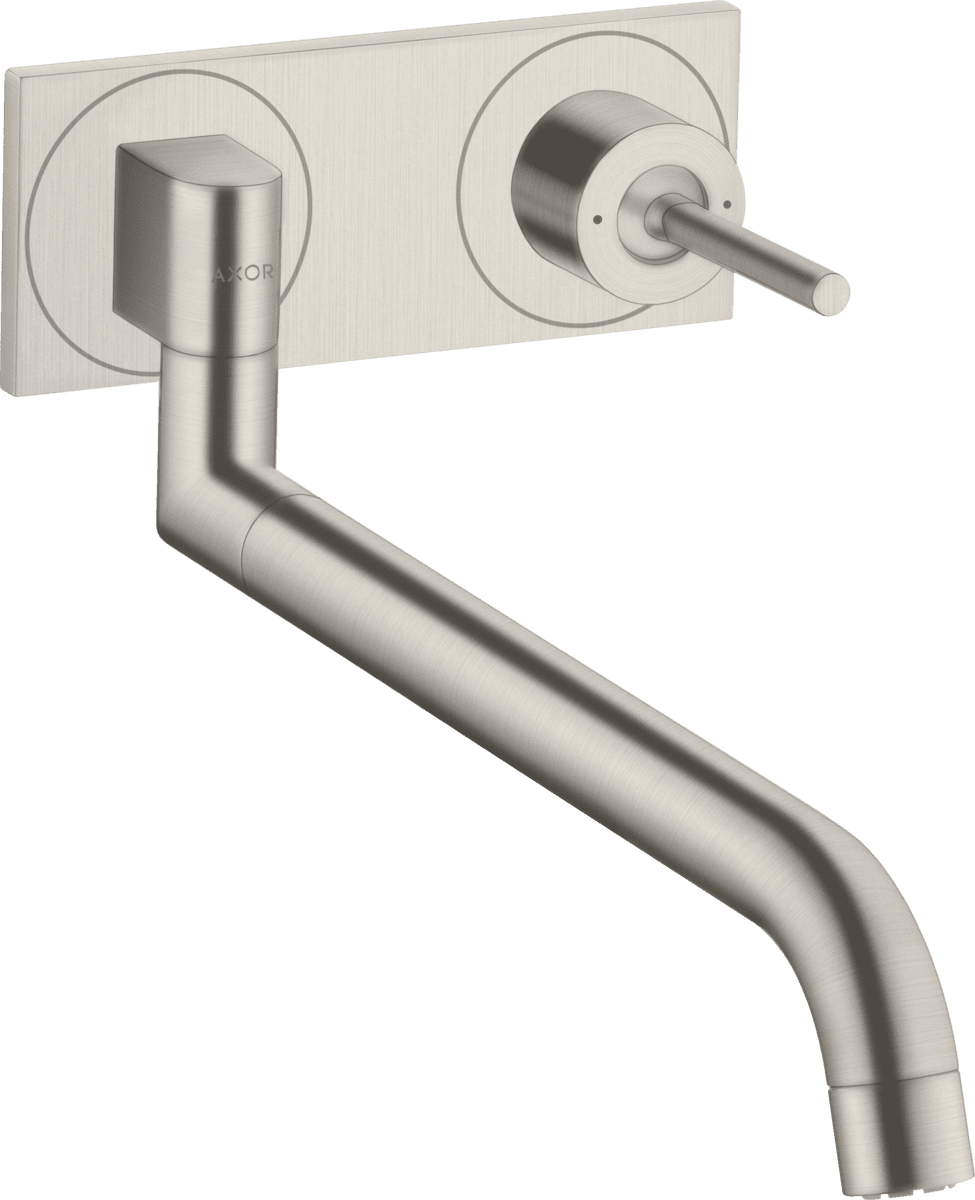 εικόνα του HANSGROHE AXOR Uno Single lever kitchen mixer for concealed installation wall-mounted #38815800 - Stainless Steel Finish