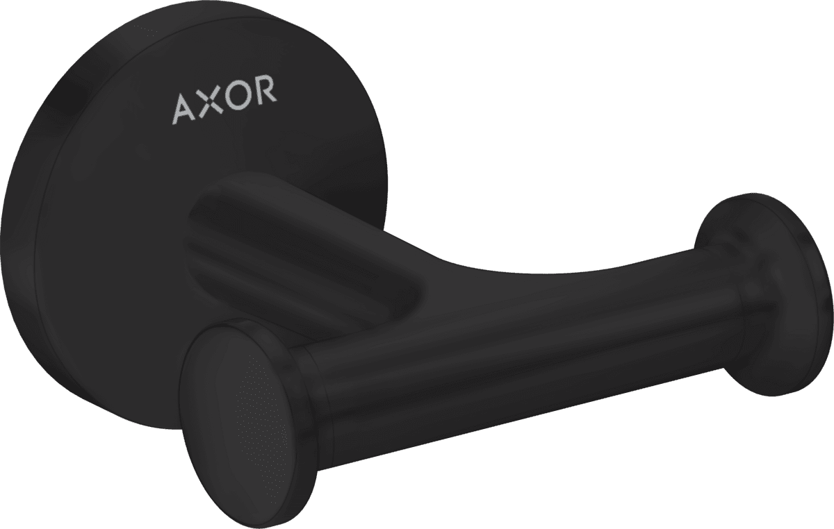 HANSGROHE AXOR Universal Circular Handtuchhaken doppelt #42812670 - Mattschwarz