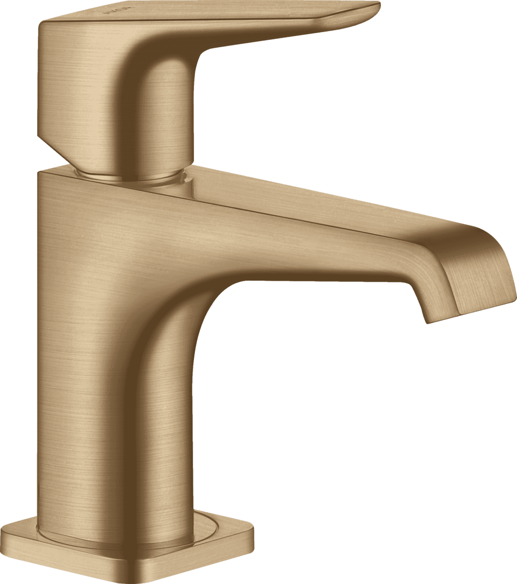 HANSGROHE AXOR Citterio E Einhebel-Waschtischmischer 90 mit Hebelgriff für Handwaschbecken mit Ablaufgarnitur #36112140 - Brushed Bronze