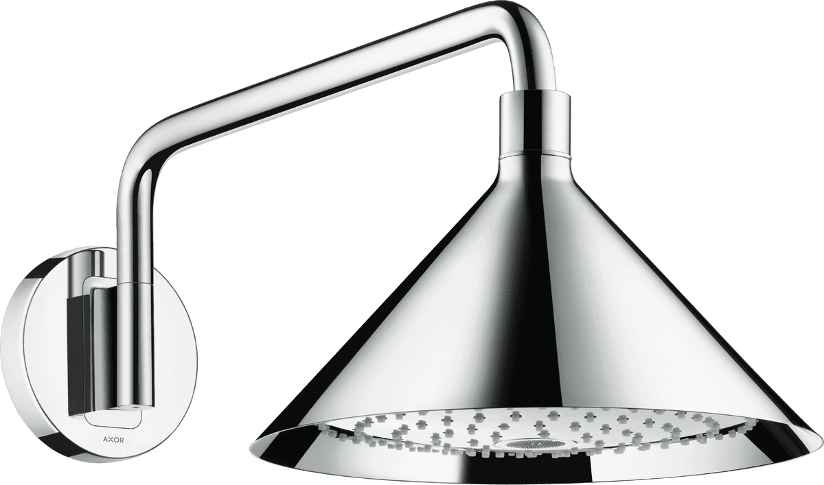 Bild von HANSGROHE AXOR Showers/Front Kopfbrause 240 2jet mit Brausearm #26021000 - Chrom