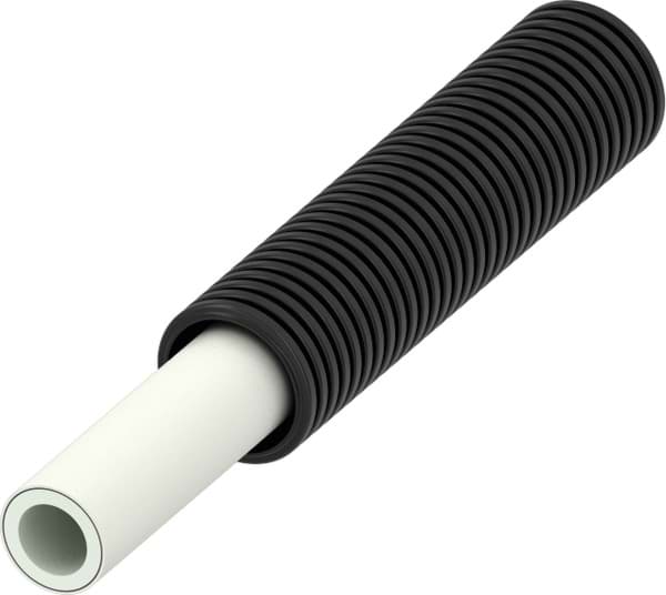 TECE TECElogo Verbundrohr PE-RT/Al/PE-RT im Wellschutzrohr Dimension 25, Rolle 25 m #8705225