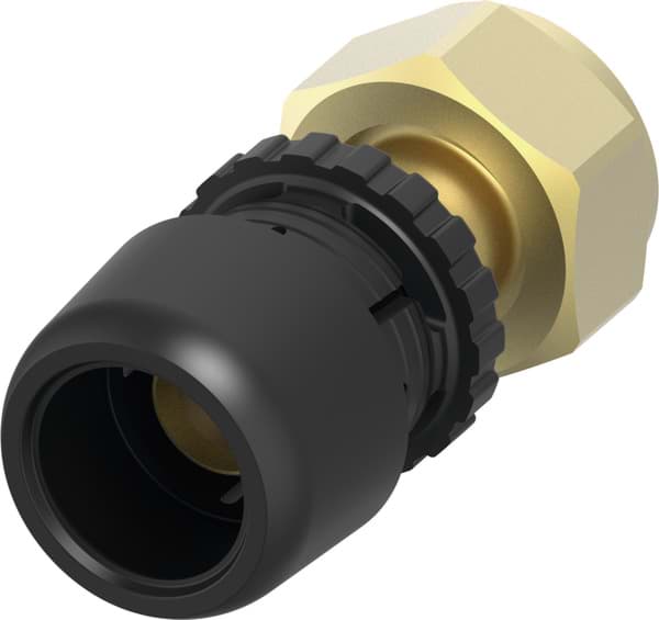 TECE TECElogo-Ax Verschraubung, flachdichtend Dimension 16 x 3/4", Siliziumbronze #8803302
