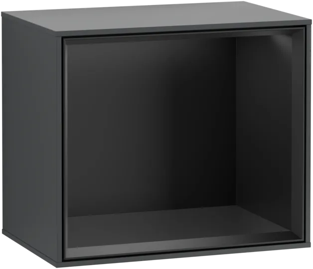 εικόνα του VILLEROY BOCH Finion Shelf module, 418 x 356 x 270 mm, Midnight Blue Matt Lacquer / Black Matt Lacquer #FD10PDHG