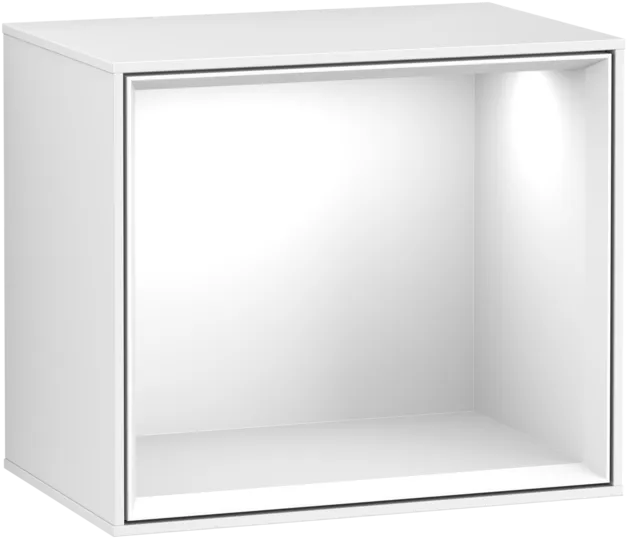 εικόνα του VILLEROY BOCH Finion Shelf module, 418 x 356 x 270 mm, Glossy White Lacquer / Glossy White Lacquer #FD10GFGF