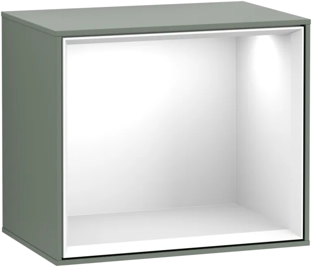 εικόνα του VILLEROY BOCH Finion Shelf module, 418 x 356 x 270 mm, Olive Matt Lacquer / Glossy White Lacquer #FD10GFGM