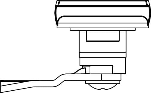 TECE TECEfloor Drehriegel für Verteilerschrank Ersatzteil #77990012