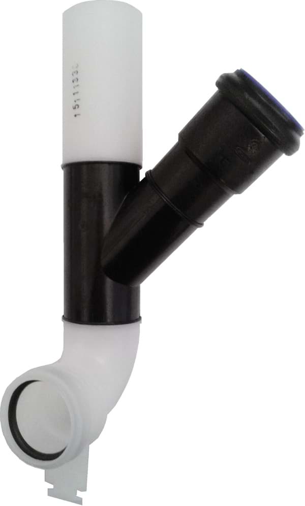 TECE spare part flush pipe with odour extraction DN 50 right, 45° #9820127 resmi