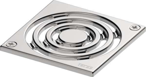 Picture of TECE TECEdrainpoint S design grate stainless steel 150 x 150 screwable #3665001