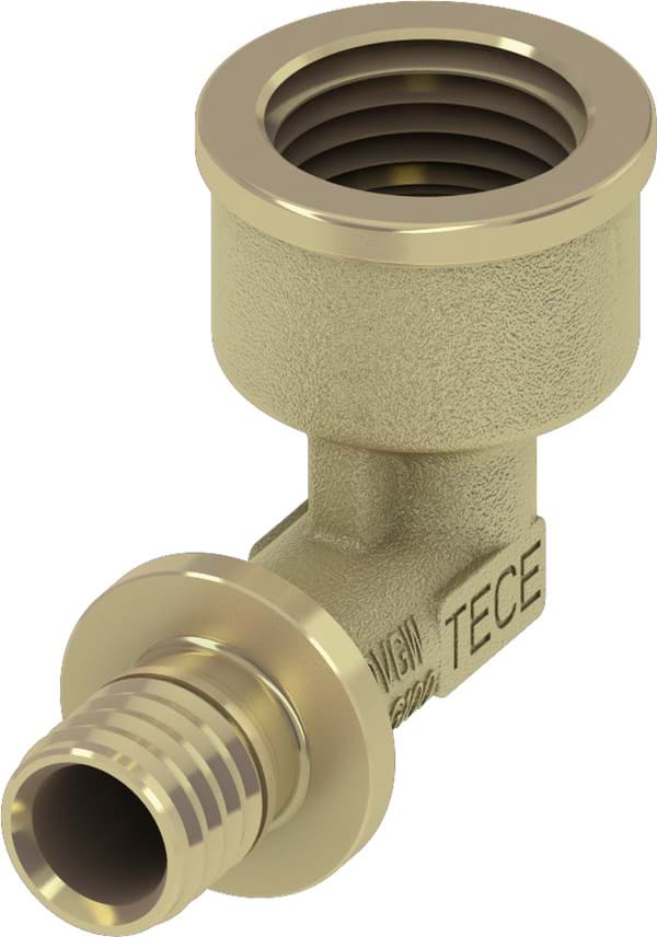 TECE TECEflex Winkelübergangsmuffe Dimension 40 x Rp 1 1/2", Siliziumbronze #708106