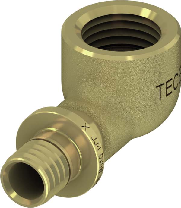 TECE TECEflex Kompakt-Winkelmuffe Dimension 16 x 1/2", Siliziumbronze #708100