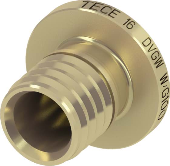 TECE TECEflex Endstopfen Standard Messing, Dim. 14 #765114