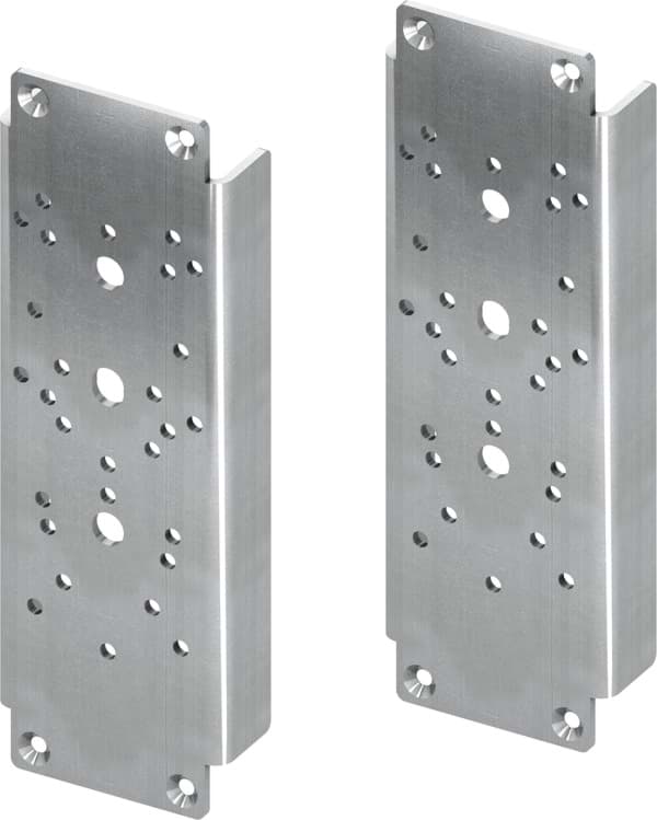 Picture of TECE TECEprofil steel plate set to hold the safety support arms A 9042010